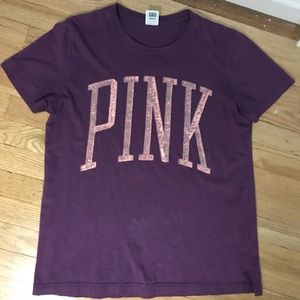 VS pink purple shirt